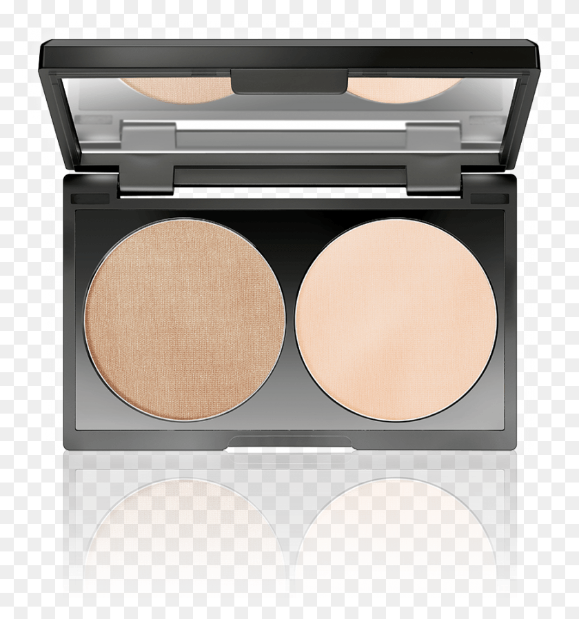 867x932 Intense Glow Highlighter Duo Contouring Cream Make Up Factory, Cosmetics, Palette, Paint Container HD PNG Download
