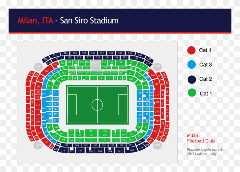1024x711 Inter Milan Vs Ac Milan Tickets Mappa Stadio San Siro, Building, Field, Arena HD PNG Download
