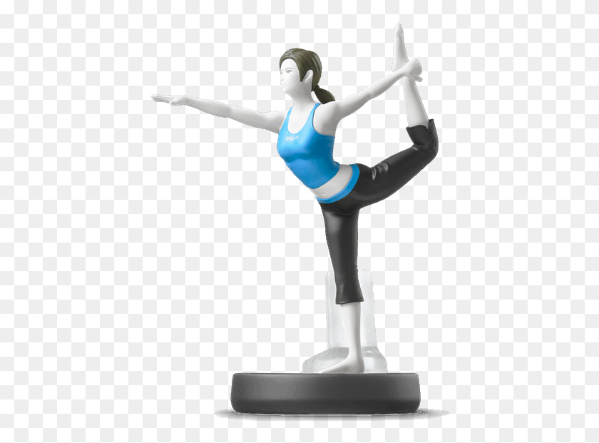 420x561 Interactive Figures Amiibo Wii Fit Trainer, Person, Human, Dance HD PNG Download