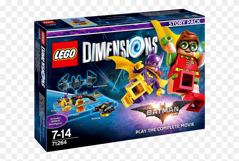 601x506 Descargar Png / Figuras Interactivas Lego Dimensions Batman Movie Story Pack, Juguete, Máquina De Juego Arcade, Angry Birds Hd Png