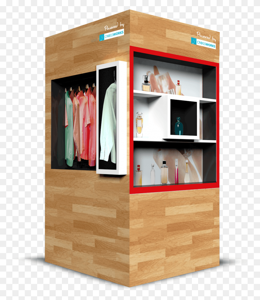 1745x2041 Interactive Shelf Cupboard, Furniture, Kiosk, Closet Descargar Hd Png
