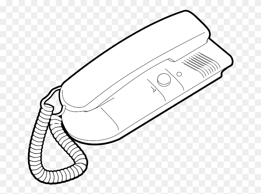 664x564 Intercom Kocom Audio Clipart Icon Domofon Telefon, Phone, Electronics, Dial Telephone HD PNG Download