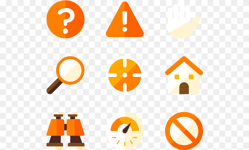 529x505 Interface Iconos Naranjas, Sign, Symbol Sticker PNG