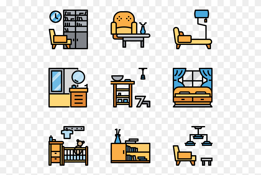 529x505 Interior Furniture, Pac Man, Bus, Vehicle HD PNG Download