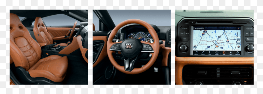 1036x319 Interior Of All New Nissan Gt R Steering Wheel, Mobile Phone, Phone, Electronics HD PNG Download