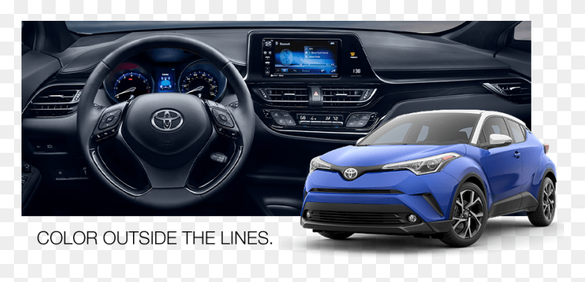 925x411 Descargar Png Interior Toyota Chr 2019 Interior, Coche, Vehículo, Transporte Hd Png