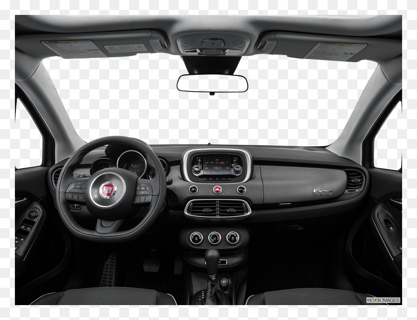 1280x960 Interior View Of 2016 Fiat 500x In Birmingham Fiat 500x 2016 White, Car, Vehicle, Transportation HD PNG Download