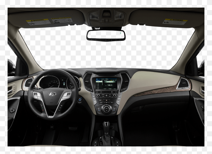 1278x902 Interior View Of 2017 Hyundai Santa Fe In Ontario White Chevy Equinox 2016, Car, Vehicle, Transportation HD PNG Download