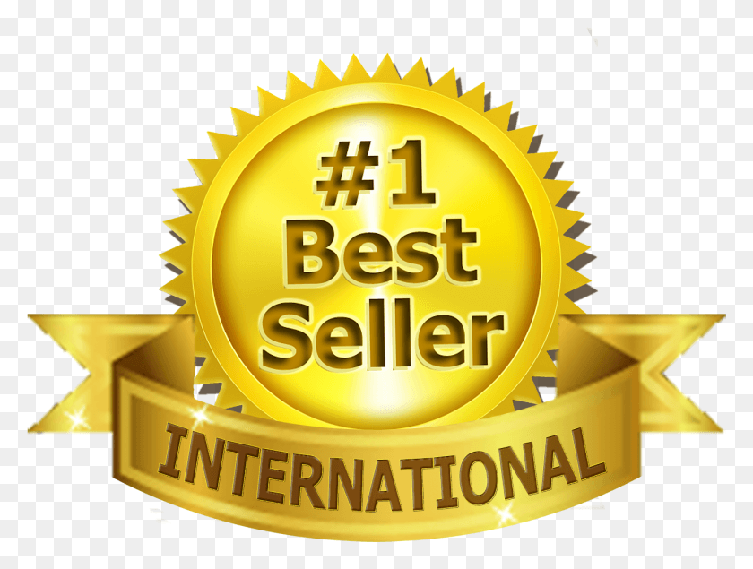 1380x1018 International Best Seller International Best Selling Author, Gold, Logo, Symbol HD PNG Download