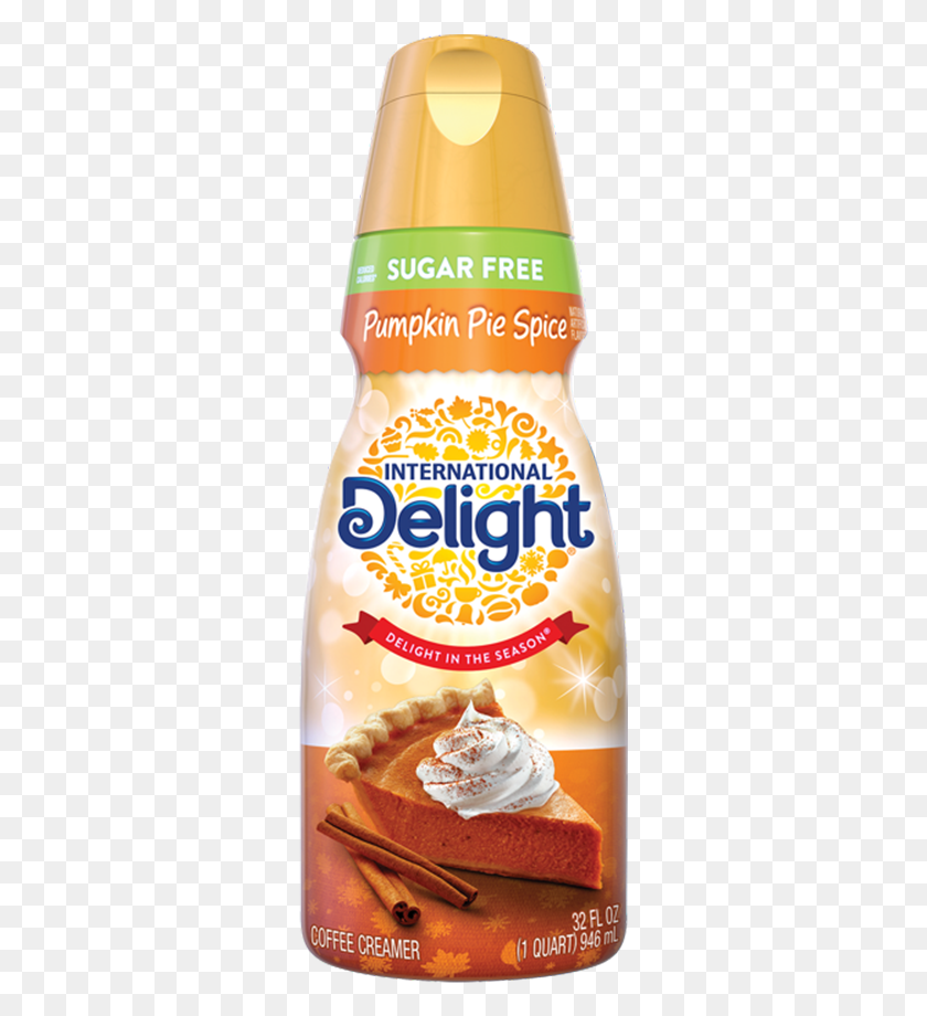 299x860 International Delight Pumpkin Spice Creamer, Mayonnaise, Food, Beer HD PNG Download