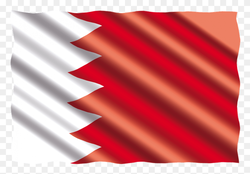 821x552 Descargar Png Bandera Internacional De Bahrein Contoh Bendera Club Sepak Bola, Graphics, Símbolo Hd Png