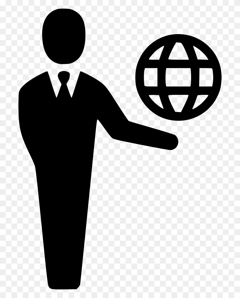 712x980 International Globe Man Icon Free Comments International Person Icon, Person, Human, Stencil HD PNG Download