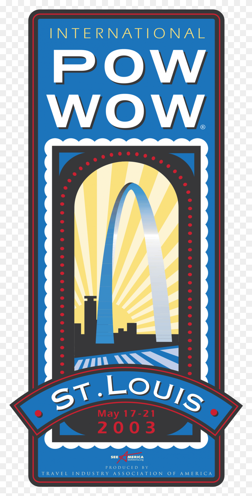 1075x2191 International Pow Wow St Louis Logo Transparent Poster, Text, Advertisement, Logo HD PNG Download