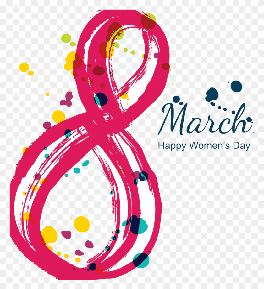 930x1025 International Women Day, Graphics HD PNG Download
