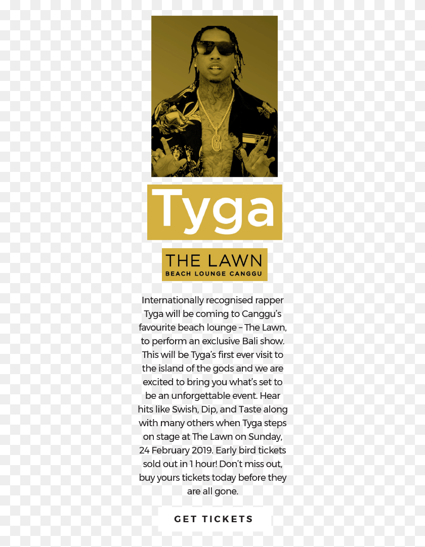 296x1022 Internationally Recognised Rapper Tyga Will Be Coming Publication, Person, Human, Text HD PNG Download