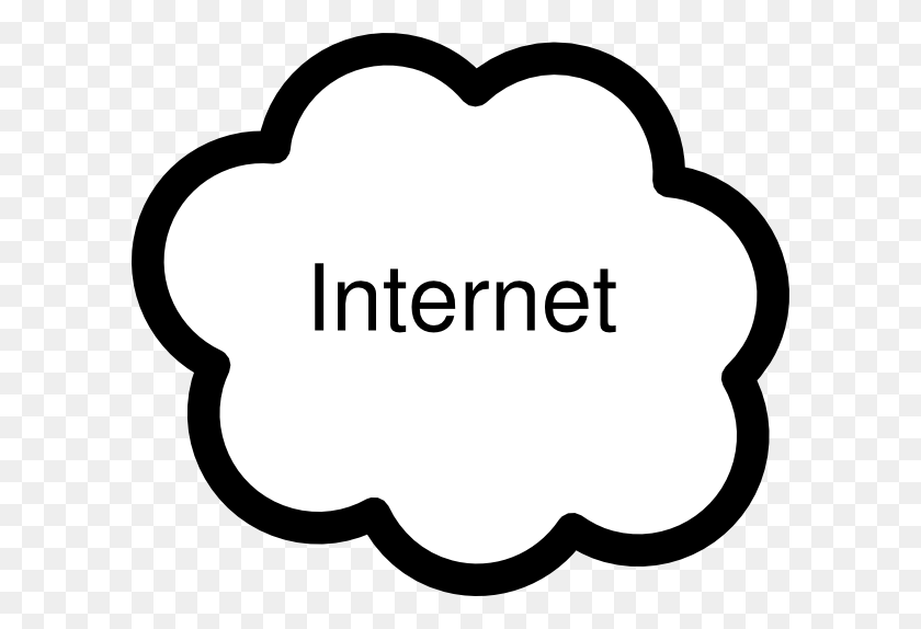 600x514 Internet Cloud Icon Cloud Clip Art, Label, Text, Stencil HD PNG Download