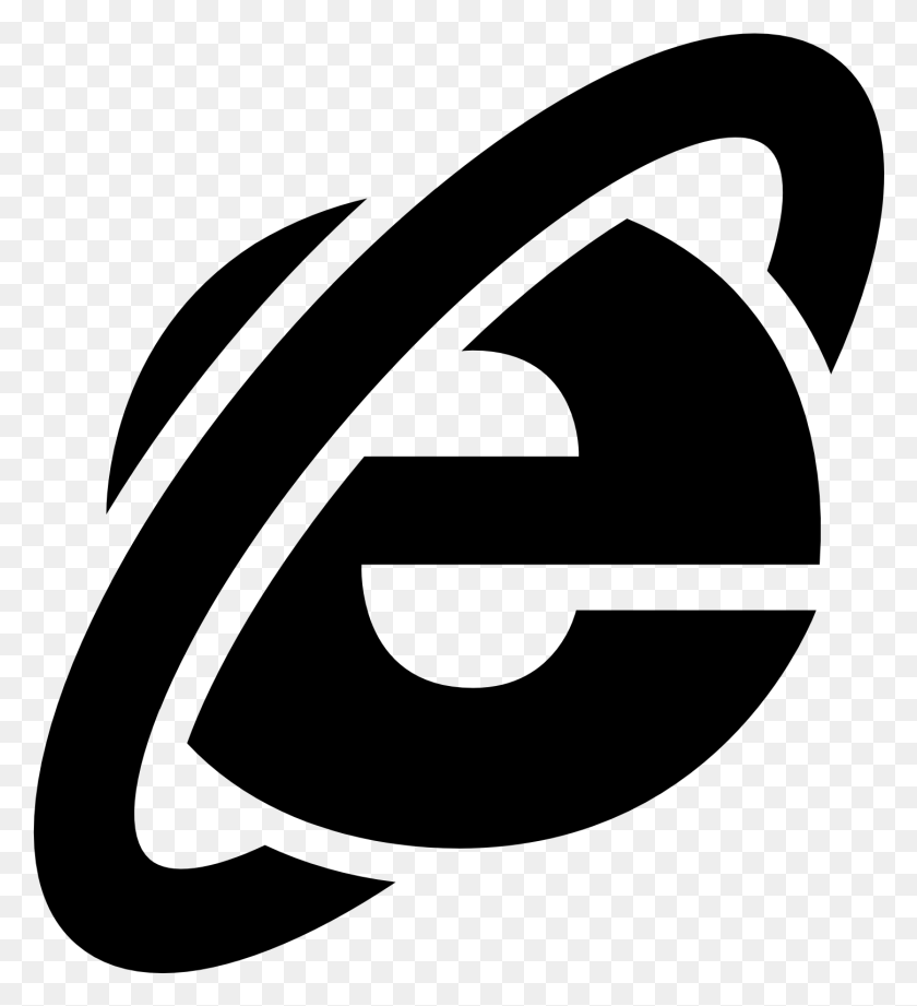 1449x1601 Internet Explorer Значок Черный, Серый, World Of Warcraft Hd Png Скачать