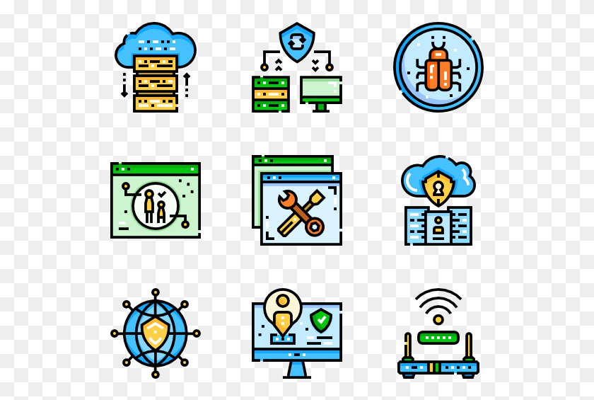 529x505 Internet Security Web Design Icons, Pac Man, Text, Super Mario HD PNG Download