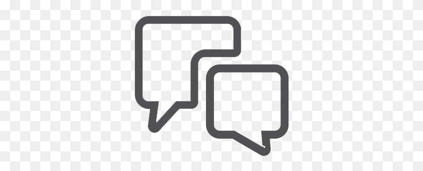 307x279 Interpret Define Speech Bubble Conversation Help Chat, Text, Symbol, Logo HD PNG Download
