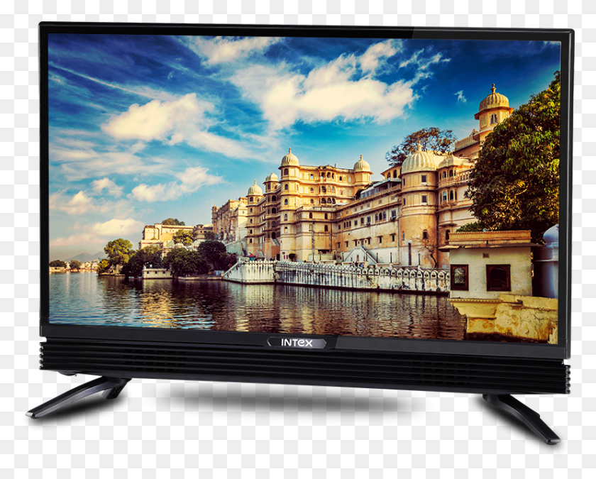 828x653 Intex Led 2414 Tv Hotel Mumbai House Udaipur, Monitor, Screen, Electronics HD PNG Download
