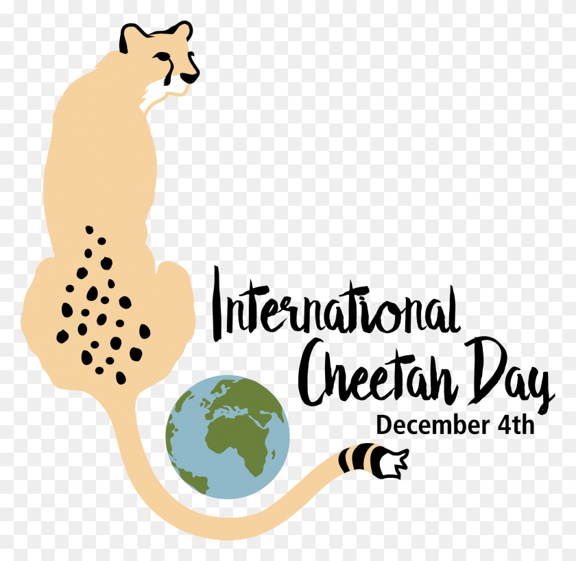 1781x1731 Intl Cheetah Day Logo Final Colorcmyk Nobol Ol Happy International Cheetah Day, Label, Text, Snowman HD PNG Download