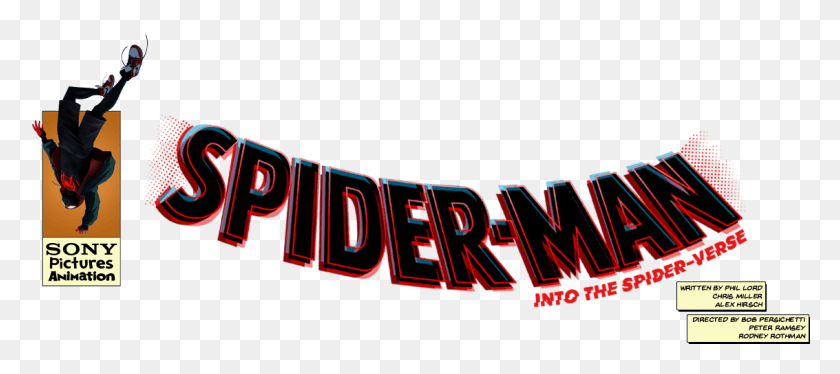 1133x457 Descargar Png Into The Spider Verse Sony Pictures Entertainment, Light, Neon, Alfabeto Hd Png