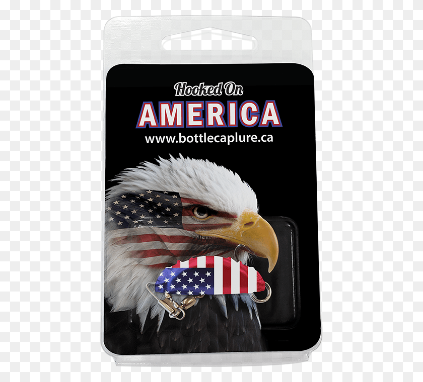 443x700 Introducing Our Hooked On America Fishing Lures For Bald Eagle, Flag, Symbol, Bird Descargar Hd Png