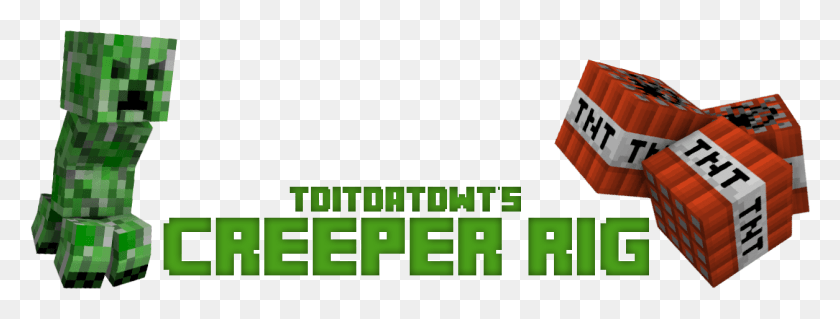 1255x418 Introducing Tditdatdwt39s Creeper Minecraft Mine Imator Parrot Rig, Text, Number, Symbol HD PNG Download