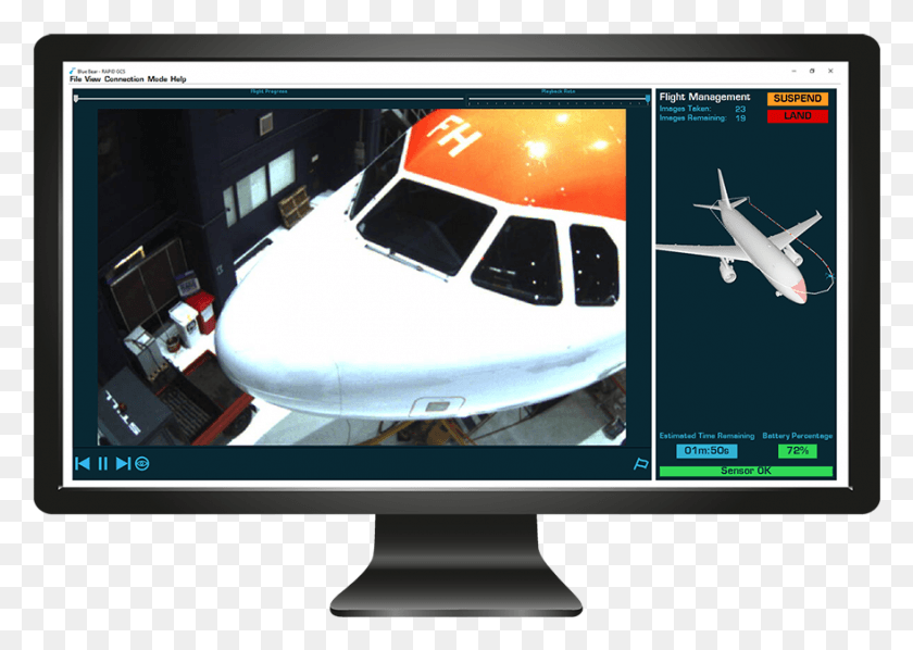 879x607 Intuitive Online User Interface Computer Monitor, Airplane, Aircraft, Vehicle Descargar Hd Png