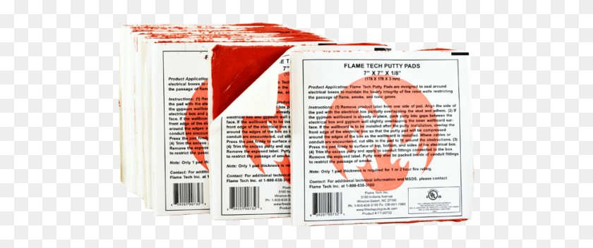 505x292 Intumescent Fire Rated Putty Pads Used To Seal Around Putty, Poster, Advertisement, Flyer HD PNG Download
