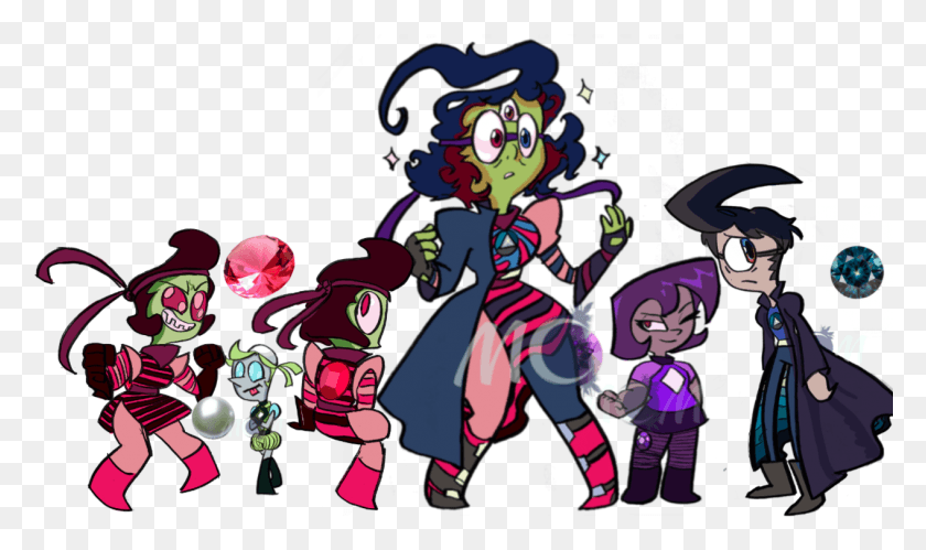 1266x713 Invader Gems Concepts Cartoon, Graphics, Person HD PNG Download