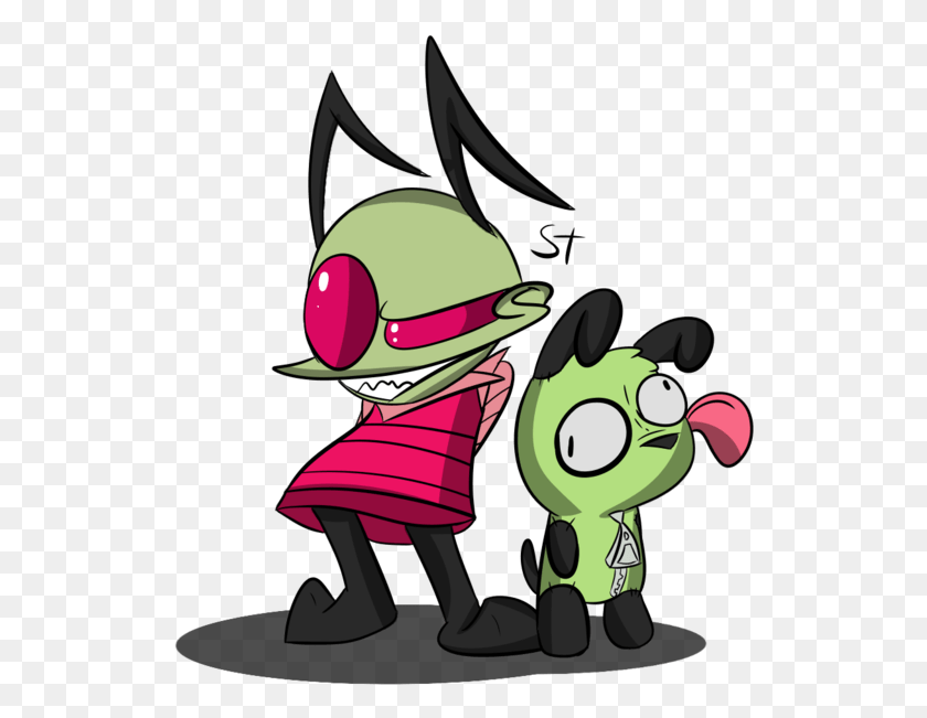 526x591 Invader Zim Kink Memes 3 By Rebecca Cartoon, Person, Human, Clothing HD PNG Download