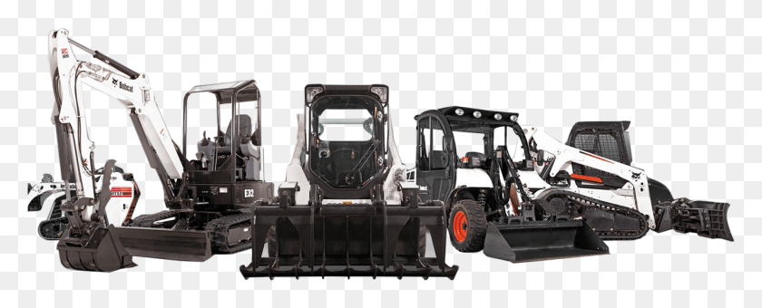 1267x455 Descargar Png Inventario Bobcat Company, Bulldozer, Tractor, Vehículo Hd Png