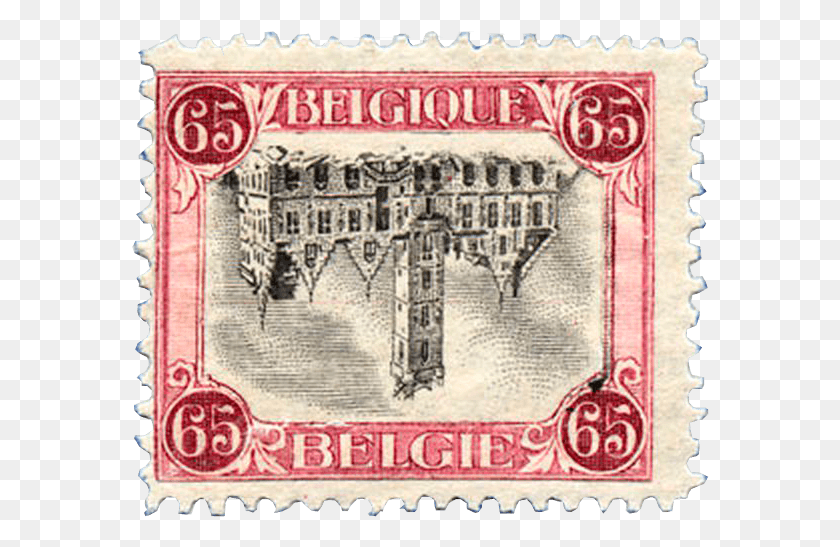 578x487 Inverted Dendermonde Stamp Postage Stamp, Rug HD PNG Download