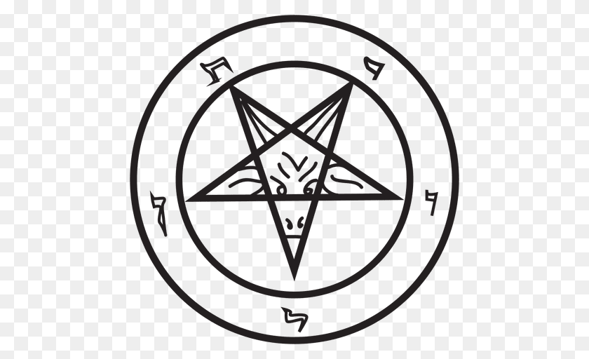 512x512 Inverted Pentagram Demon, Star Symbol, Symbol, Ammunition, Grenade PNG