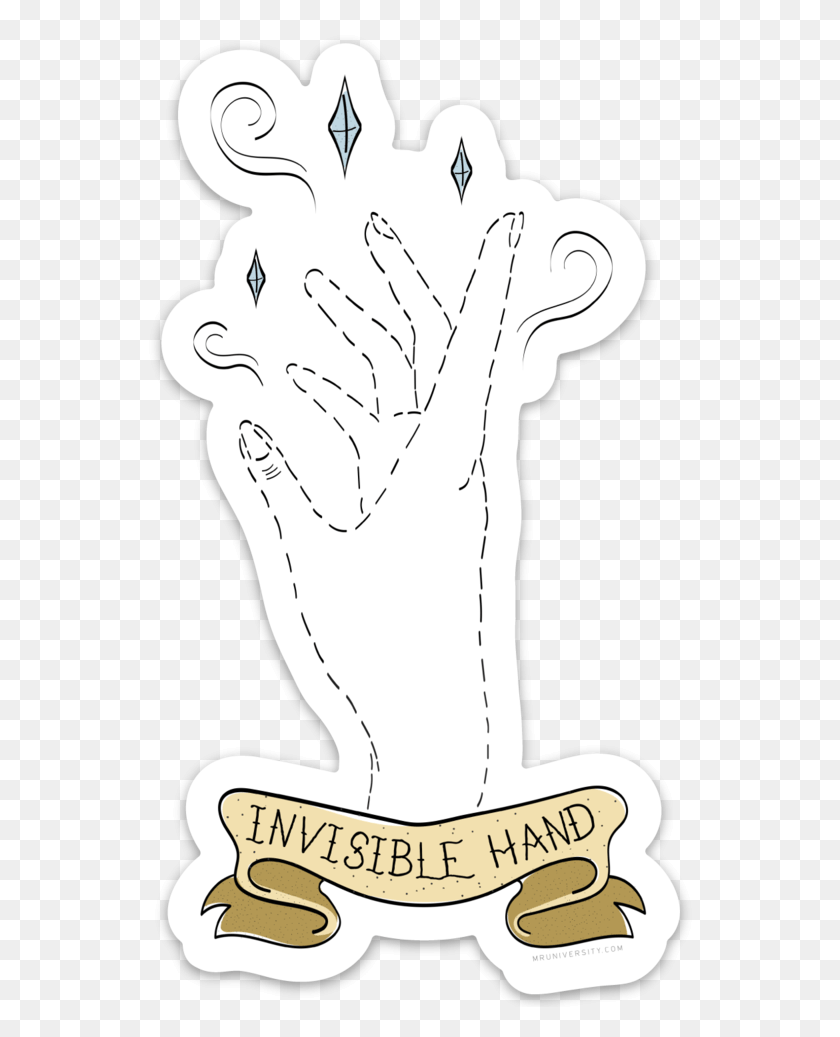 544x977 Invisible Hand Sticker Illustration, Arm, Face, Stencil HD PNG Download