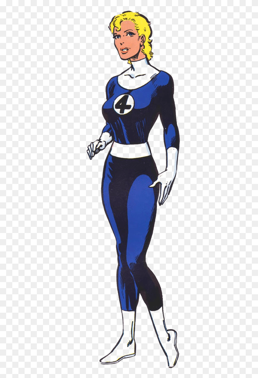 345x1173 Invisible Woman Free John Byrne Invisible Woman, Person, Human, Clothing HD PNG Download