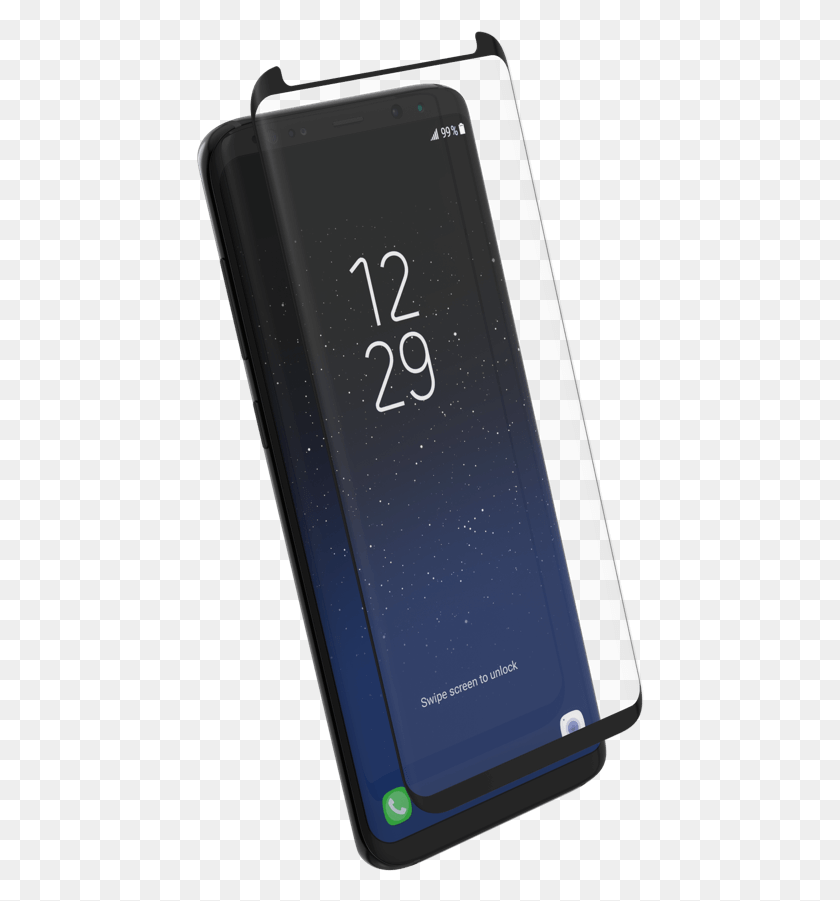 448x841 Invisibleshield Glass Curve Elite Over Samsung Galaxy Invisibleshield Glass Curve For The Samsung Galaxy, Mobile Phone, Phone, Electronics HD PNG Download