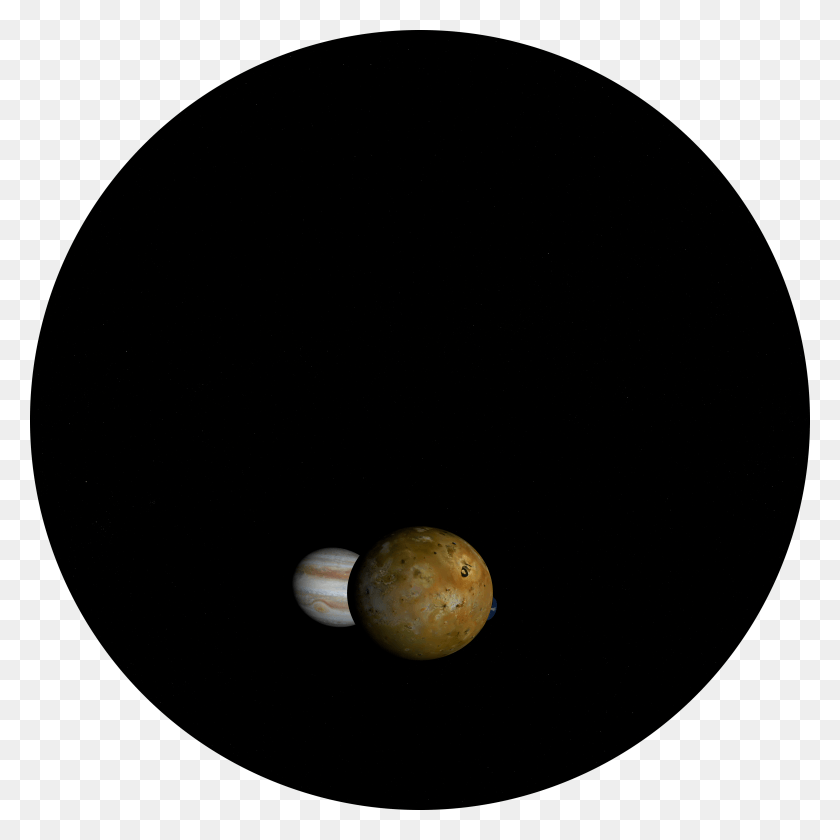 4096x4096 Io Moon Orbiting Around Jupiter, Astronomy, Outer Space, Universe HD PNG Download