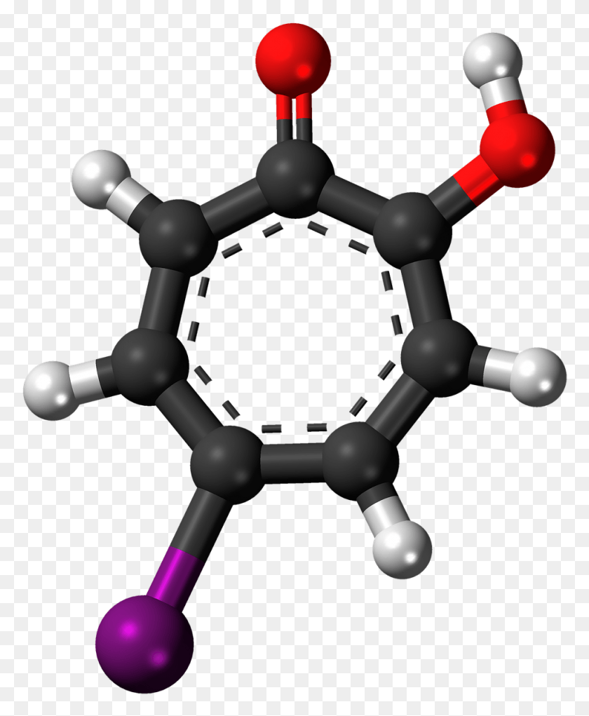 970x1196 Иодотрополон Химия Атомы Изображение Молекулы, Фен, Сушилка, Прибор Hd Png Скачать