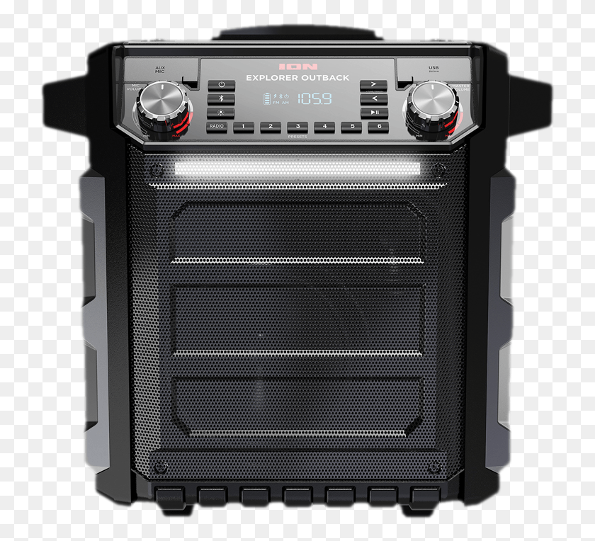 729x704 Ion Audio Explorer Outback Monster Rockin Roller 3 Speaker, Microwave, Oven, Appliance HD PNG Download