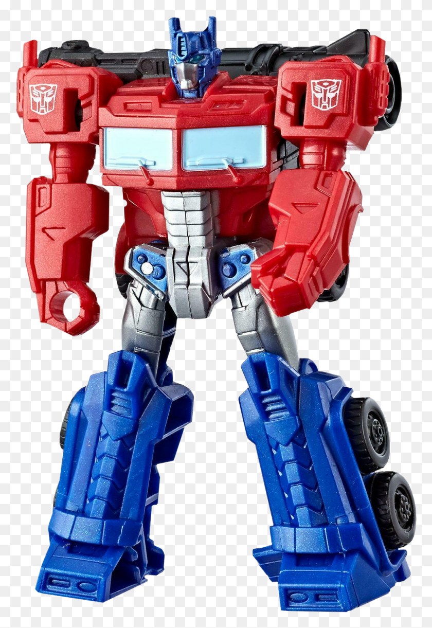993x1479 Ion Burst Optimus Prime 4 Action Figure Transformers Cyberverse Scout Class Optimus Prime, Toy, Robot HD PNG Download