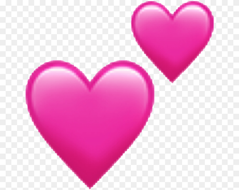 668x668 Ios Emoji Iphone Heart Hearts Spin Edit Stic Iphone Heart Emoji, Balloon Transparent PNG