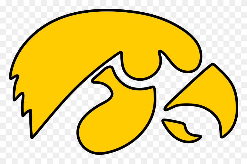 1024x656 Логотип Iowa Hawkeyes Футбольный Логотип Iowa Hawkeyes, Символ, Товарный Знак, Топор Png Скачать