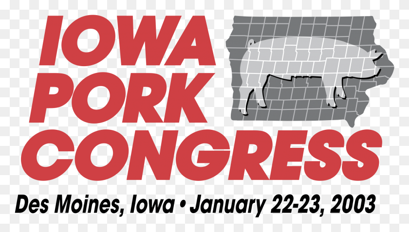 2191x1172 Iowa Pork Congress Logo Transparent Poster, Text, Alphabet, Plant HD PNG Download