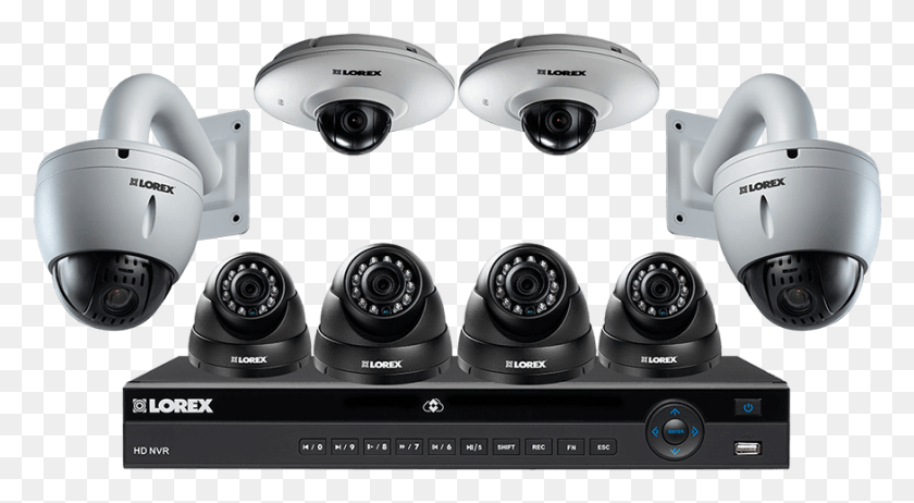 875x451 Ip Security Cameras Amp Ip Video Servers Lorex Ptz Poe Camera, Electronics, Helmet, Clothing HD PNG Download