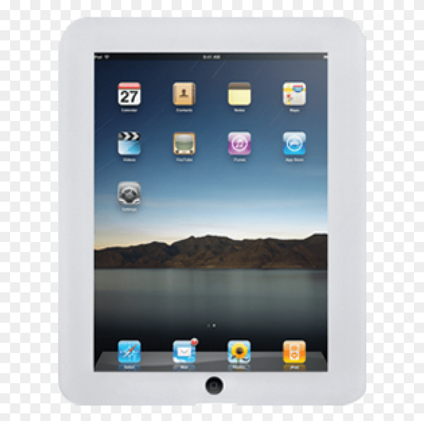 612x775 Ipad Accessories Case Silicon White Anti Theft Wall Mount, Electronics, Computer, Tablet Computer HD PNG Download