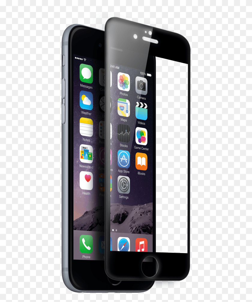 434x947 Изогнутая Защитная Пленка Для Iphone 3D Включает В Себя 1 Закаленное Bronesteklo Iphone, Мобильный Телефон, Телефон, Электроника Hd Png Скачать