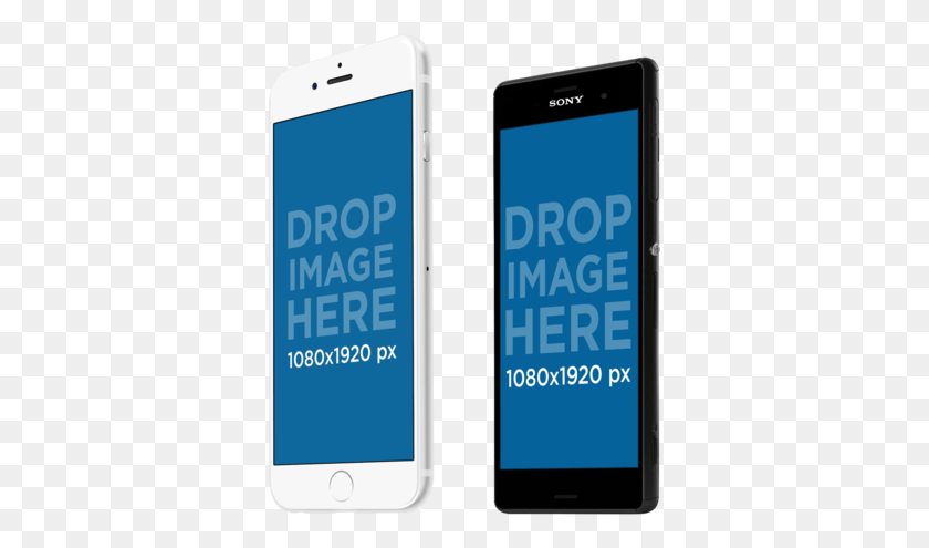 357x435 Iphone 6 And Android Phone Set Mockup In Portrait Position Ios And Android Mockup, Mobile Phone, Electronics, Cell Phone HD PNG Download