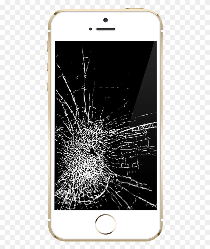 465x937 Iphone 6 Cracked Screen Iphone 5s Broken, Mobile Phone, Phone, Electronics HD PNG Download